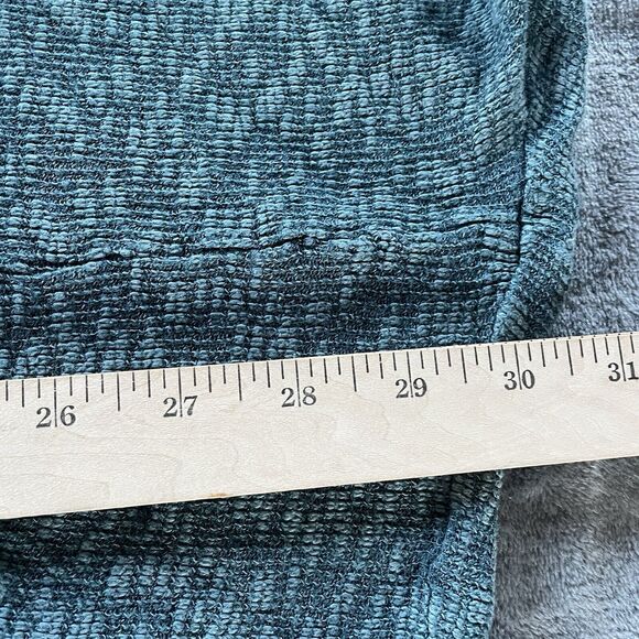Anthropologie Left Of Center Large Teal Slub Knit Dolman Waffle Boho - Picture 7 of 7